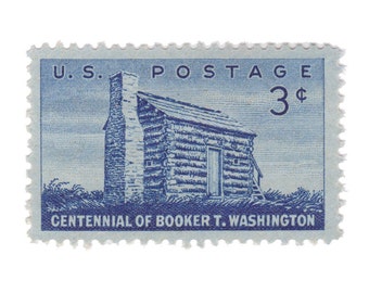 1956 3c Booker T Washington - US Vintage Postage Stamp - Scott No. 1074