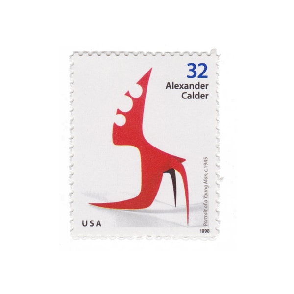 1998 32c Alexander Calder - Single Unused US Postage Stamp - Item No. 3201