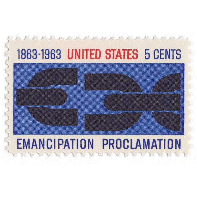 Postage Stamps For Crafting: 1963 5c Emancipation Proclamation