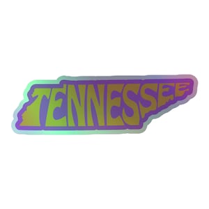 Tennessee holografische stickers - verkrijgbaar in 3 maten!