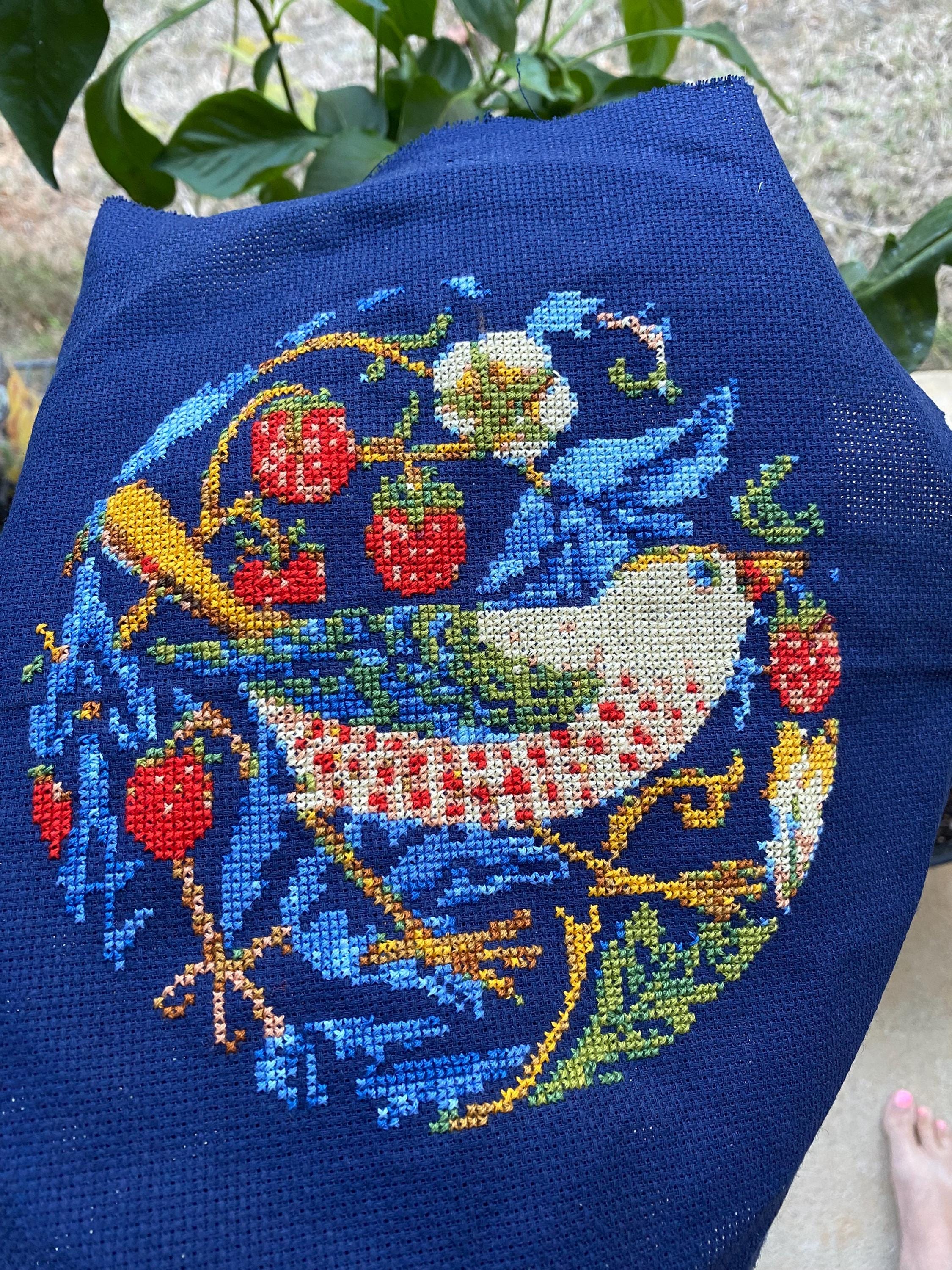 Strawberry Thief Cross Stitch Pattern - Etsy