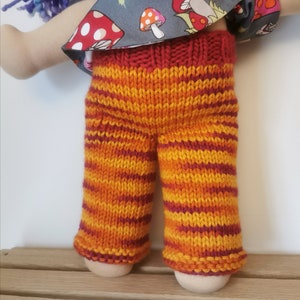 Waldorf doll clothes, Waldorf doll wool pants, 15&quot;-18&quot; doll pants