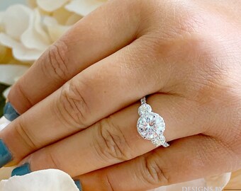 White Gold Rhodium Sterling Silver .925 and 1.50ctw Diamonds Art Deco Gift Engagement Ring Ring Band 8.50mm Wedding Band Anniversary