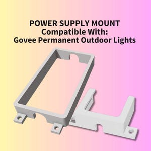 MOUNT ONLY – for Govee Power Supply & Control Module (no Power Supply ...