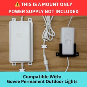 MOUNT ONLY – for Govee Power Supply & Control Module (No Power Supply)