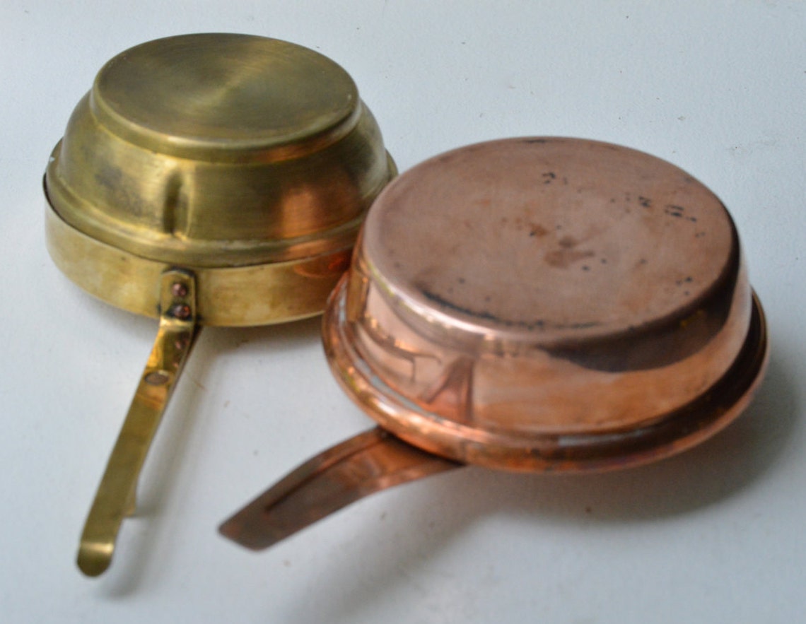 Set of Copper Sterno Burners Chafing Dish Burners Alcohol Etsy