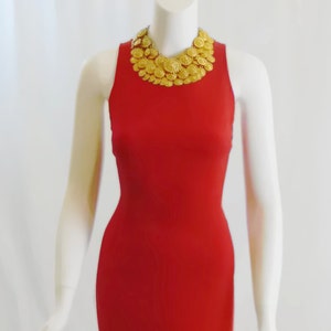 Gianni Versace Couture Red 90s. Dress