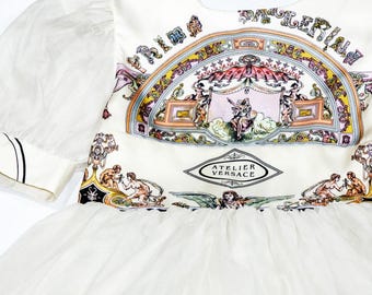 Vintage  Gianni Versace  Children  Dress  1990s –Custom Commission   Size 6