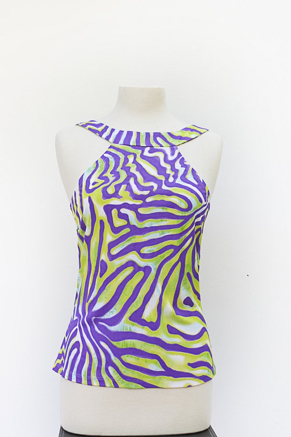 Vintage VERSACE Iconic Printed Top