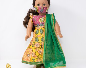 doll indian dress