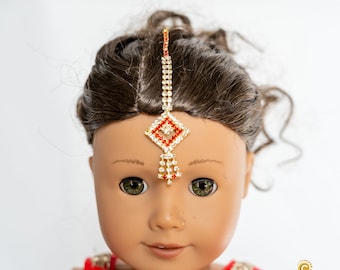 Doll Maang Tikka/Hair Jewelry for 18" and 14" Dolls
