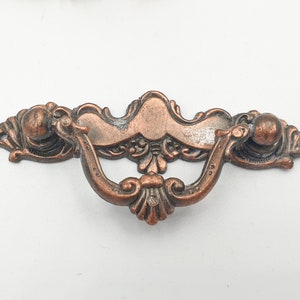 Antiek bronzen hangbeugel kast handvat, dressoir keukendeur garderobekast trekknop 4,5 inch