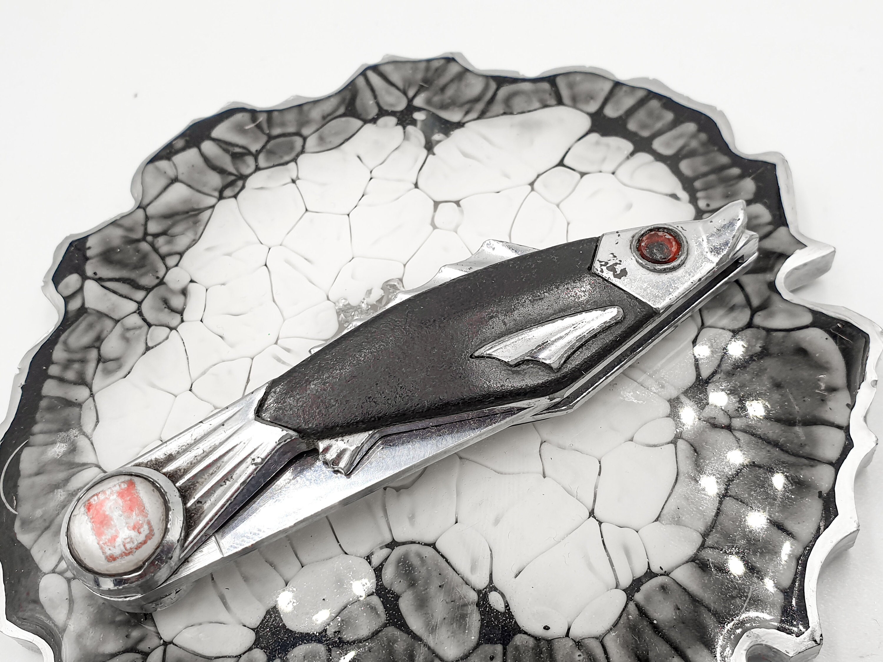 Vintage fish pocket knife Fisherman Gift hunting knife Etsy