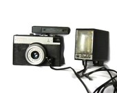 Vintage Camera, Soviet, Smena 8m, Lomo, Fotokamera, Reisen Kamera, schwarzem Leder Case, UdSSR