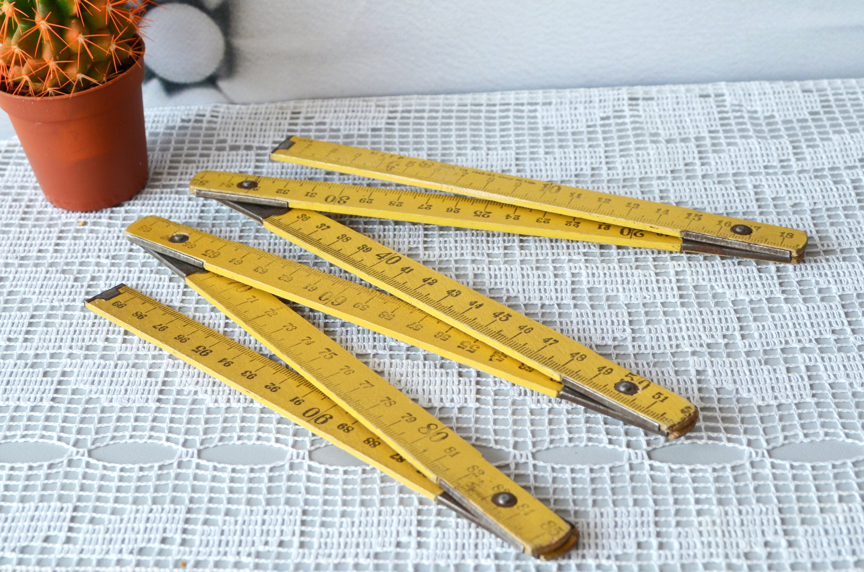 Vintage wooden folding rule vintage tool wood folding rule Etsy