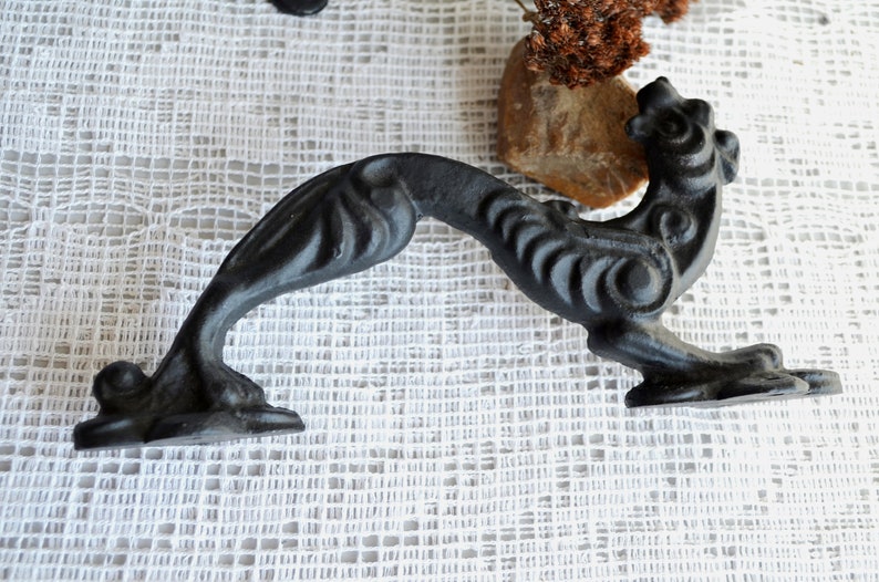 Antique dog door handles Animal Shape handles drawer pull Etsy