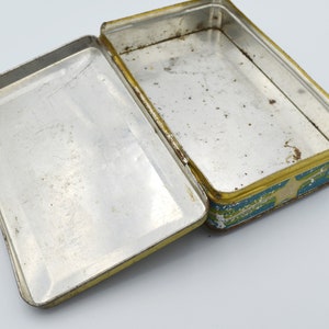 Vintage 60s Collectible Tin Box Ukraine Kyiv, Historical Ukrainian, Recipe Card Trinket Treasure Decorative Storage Box