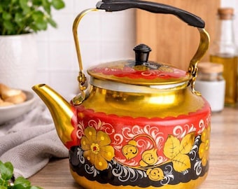 RESERVED for L ----- Picquot Ware K3 Kettle, Mid Century Modernist