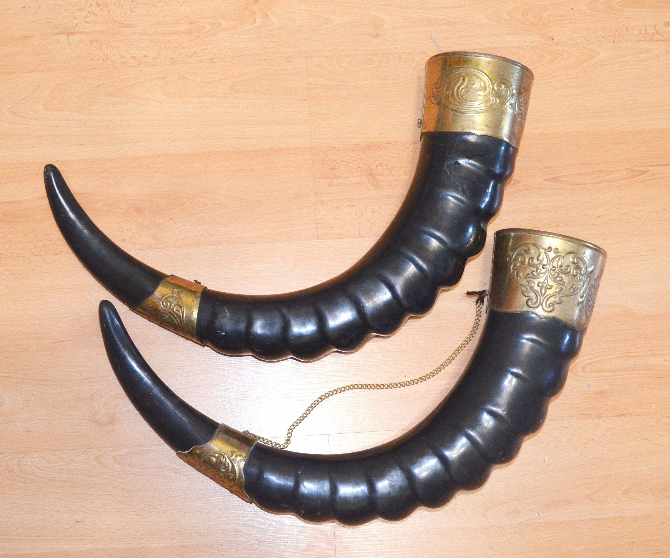 Big Drinking Horn collectible black mead viking cup beer wine Etsy