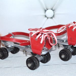 Lots de deux paires DE patin à roulettes ancien. Roller quad jeu jouet ancien | eBay