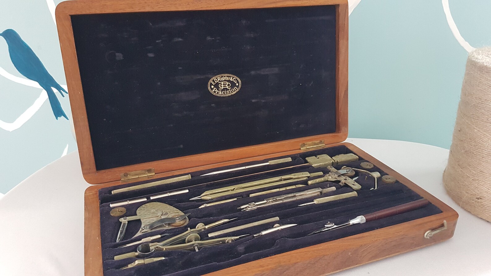 Vintage German drafting tools set instruments EO Richter & Co Etsy