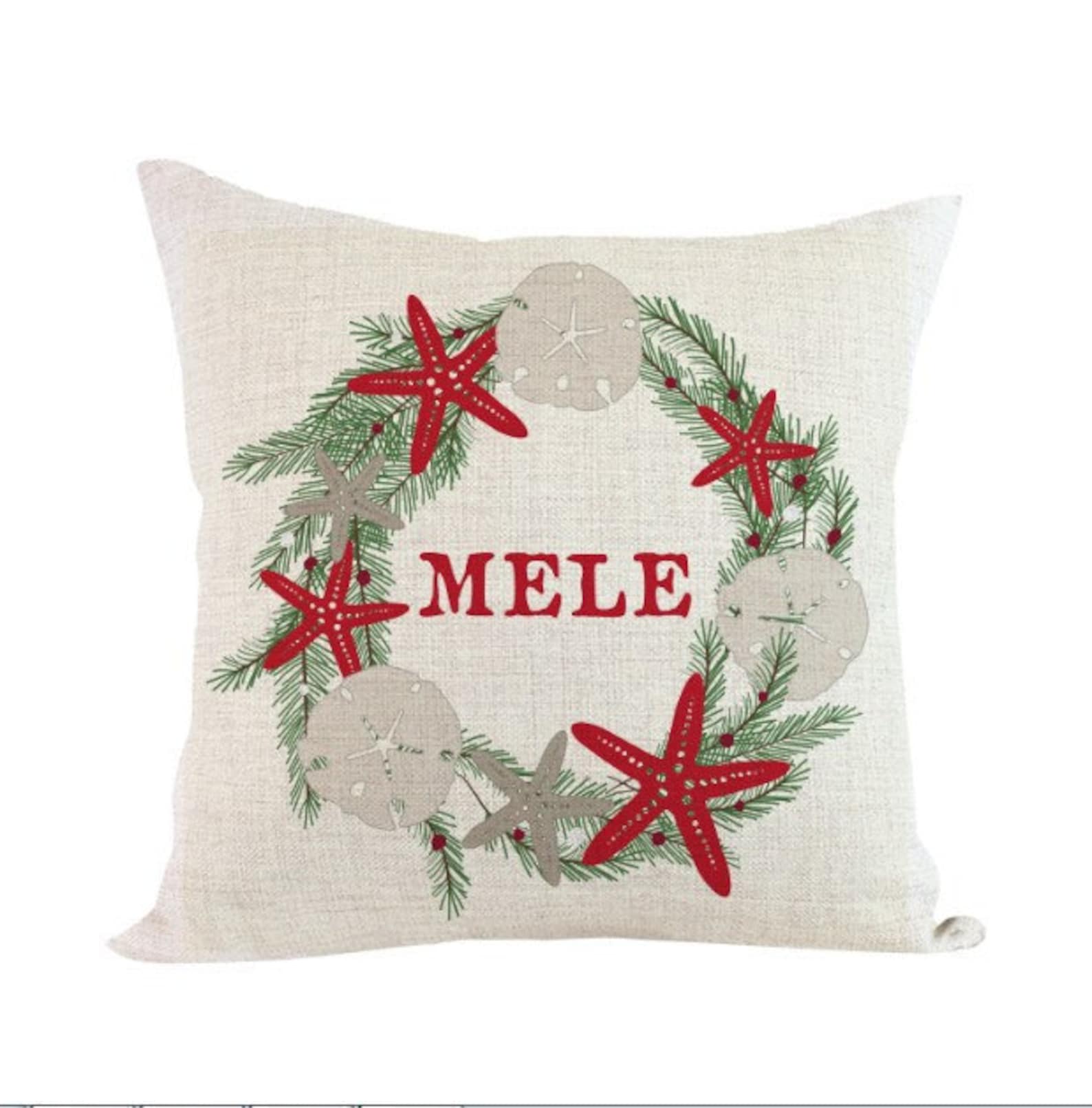 This Christmas pillow is one of the best traditional Hawaiian Christmas gifts