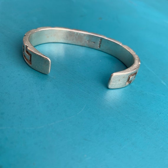 Vintage 80s native silver First Nations southwest… - image 8