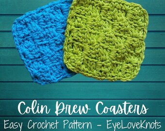 Easy C2C DC Coaster Crochet Pattern, Colin Drew Coaster Crochet Pattern, Summer Crochet Pattern, Dining Room Crochet Pattern, Fall Crochet P
