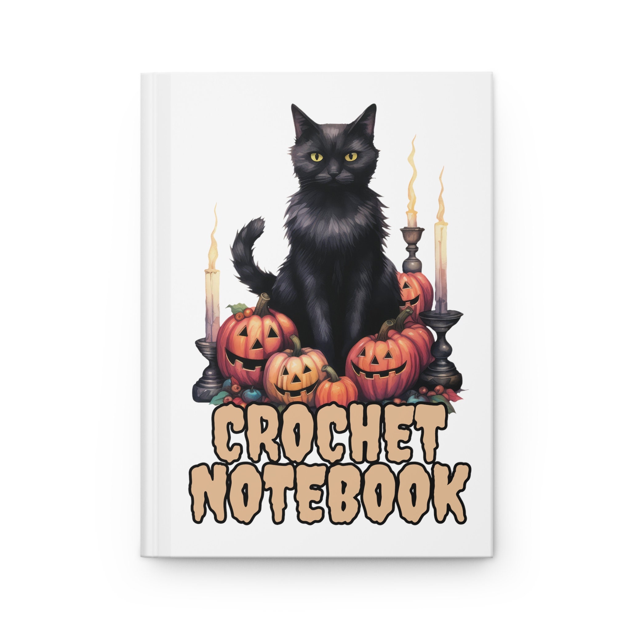 38 Black Cat Crochet Patterns for Amigurumi, Bags, Keychains, and Cozy Handmade Gifts 31 Cute Black Cat and Jack O Lantern Crochet Notebook