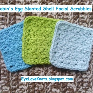 Scrubby Crochet Pattern, Scrubbie Crochet Pattern, Suzette's Facial Scrubbies, Easy Crochet Pattern, Crochet Pattern for Women image 1