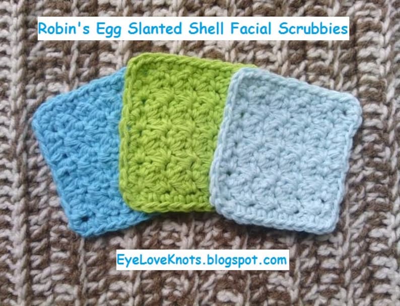 Scrubby Crochet Pattern, Scrubbie Crochet Pattern, Suzette's Facial Scrubbies, Easy Crochet Pattern, Crochet Pattern for Women image 1