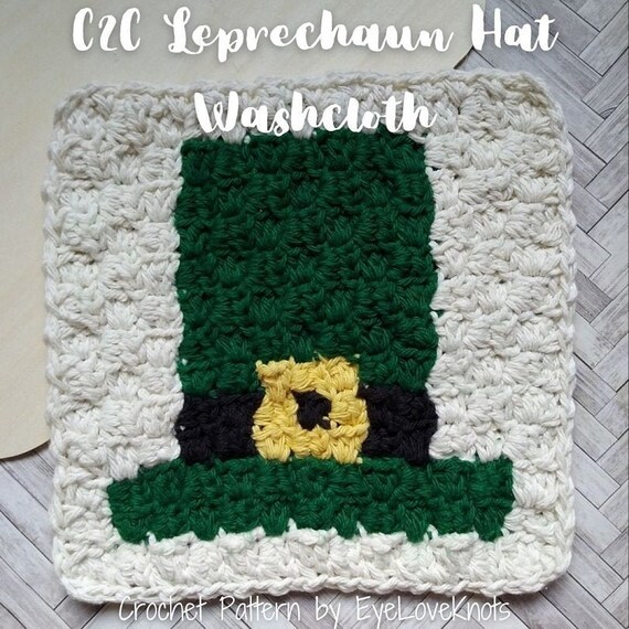 St Patricks Day Crochet Pattern C2C 
