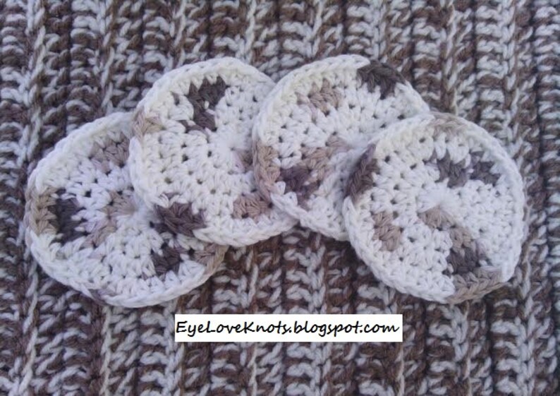 Download CROCHET PATTERN Crochet Round Facial Scrubbies Easy | Etsy