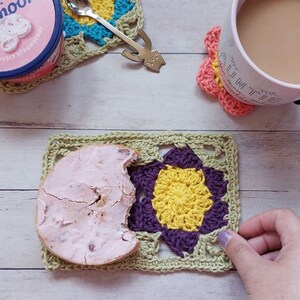 Mug Rug Crochet Pattern, Doily Crochet Pattern, Delilah Mug Rug, Spring Crochet Pattern, Crochet for Home, Cotton Crochet Pattern image 9