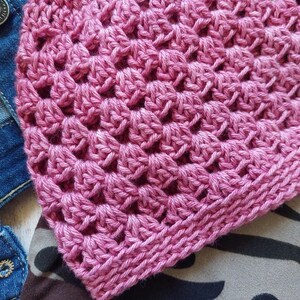 Granny Stitch Crochet Pattern, Granny Square Crochet Pattern, Lightweight Grace Tinley Beanie Crochet Pattern, Beanie Crochet Pattern image 3