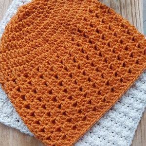 Easy Shell Stitch Beanie Crochet Pattern, Fall Crochet Pattern, Selene Beanie Crochet Pattern, Spring Crochet Pattern, Womens Beanie Pattern image 5