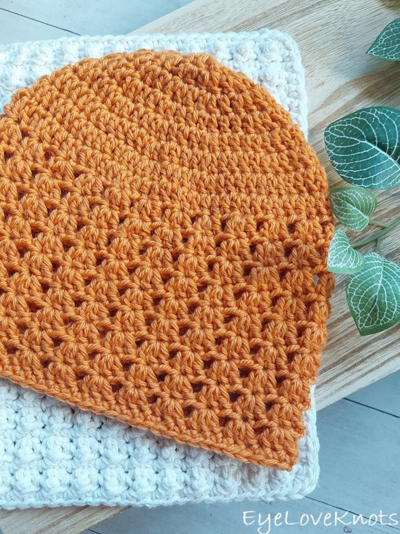 Easy Shell Stitch Beanie Crochet Pattern, Fall Crochet Pattern, Selene Beanie Crochet Pattern, Spring Crochet Pattern, Womens Beanie Pattern image 3