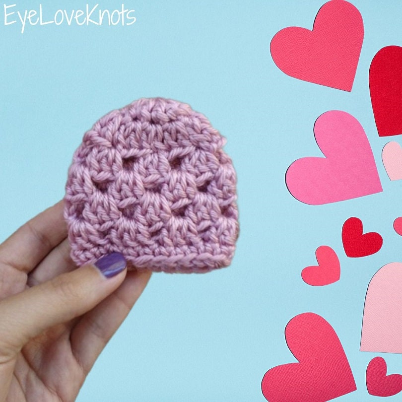 39 Beanie Hat Crochet Patterns: Upgrade Your Style Game Today! 33 Easy Granny Stitch Preemie Baby Beanie Crochet