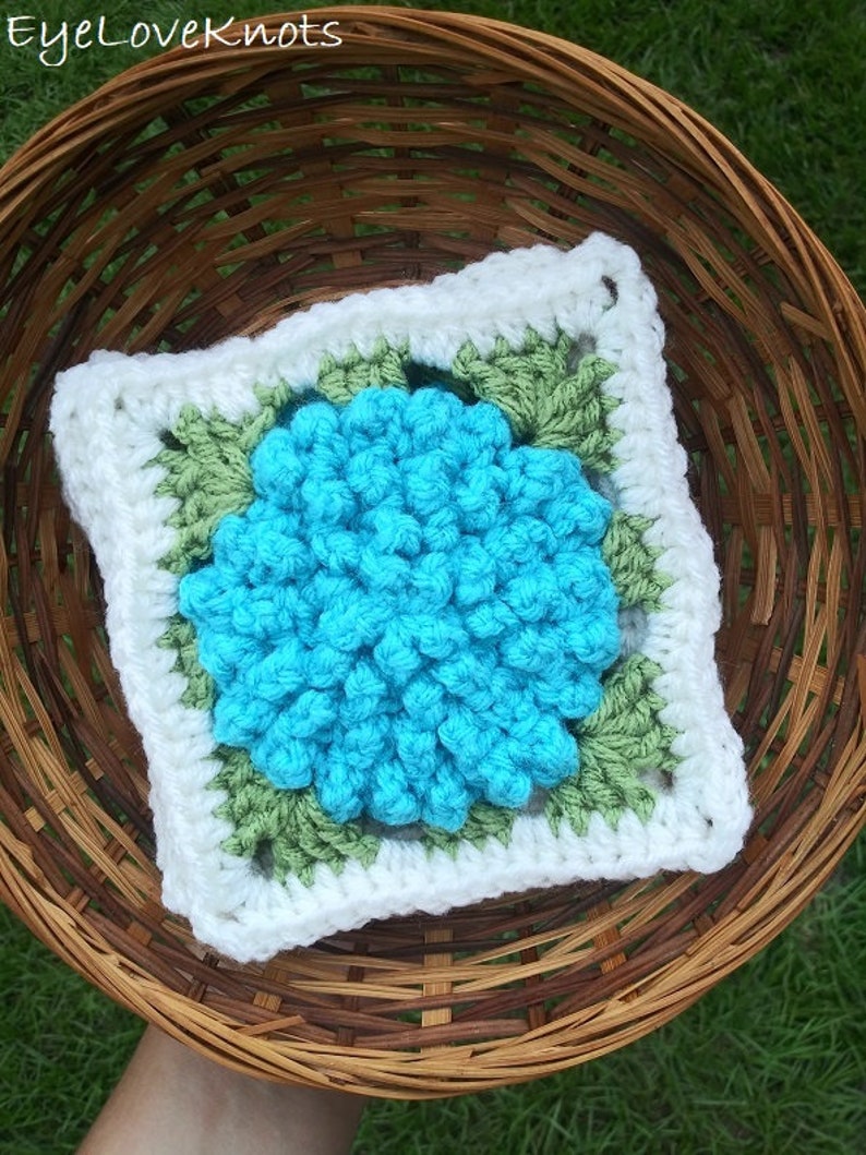 Crochet Floral Afghan Square, Endless Summer Afghan Square Crochet P, Flower Crochet Pattern, Crochet Flower Pattern, Crochet Square Pattern image 3