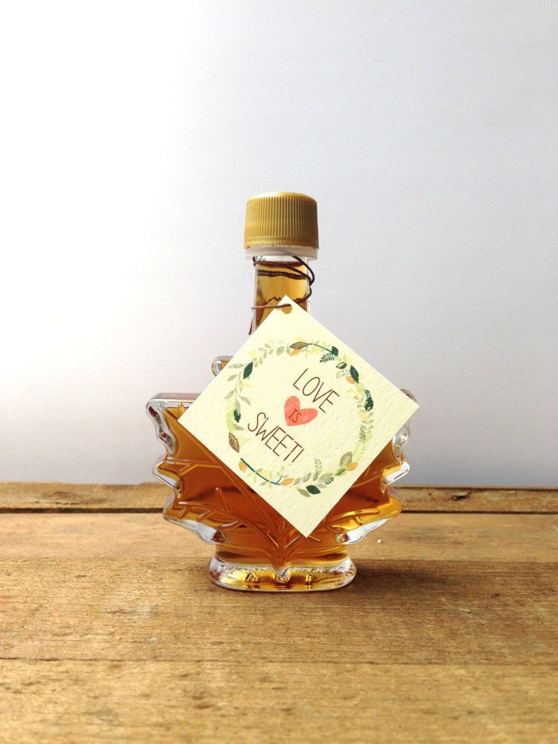 Maple Syrup Wedding Favor 1.7 Oz. Maple Leaf Bottle Rustic Etsy