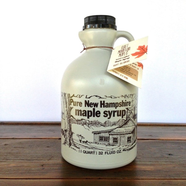 Pure New Hampshire Maple Syrup--32 oz. Quart Jug