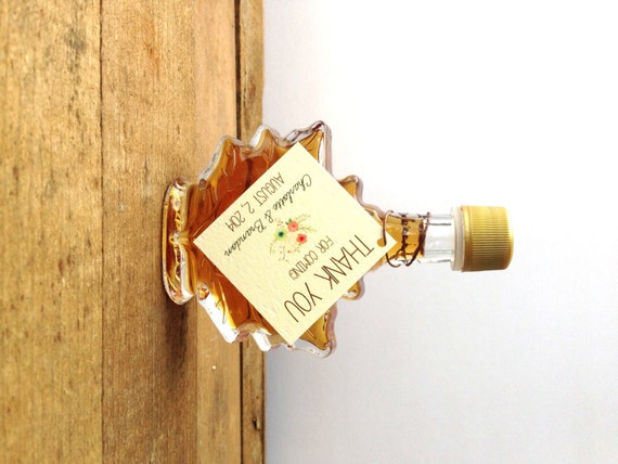 Maple Syrup Wedding Favors Brunch Favors Rustic Wedding Etsy