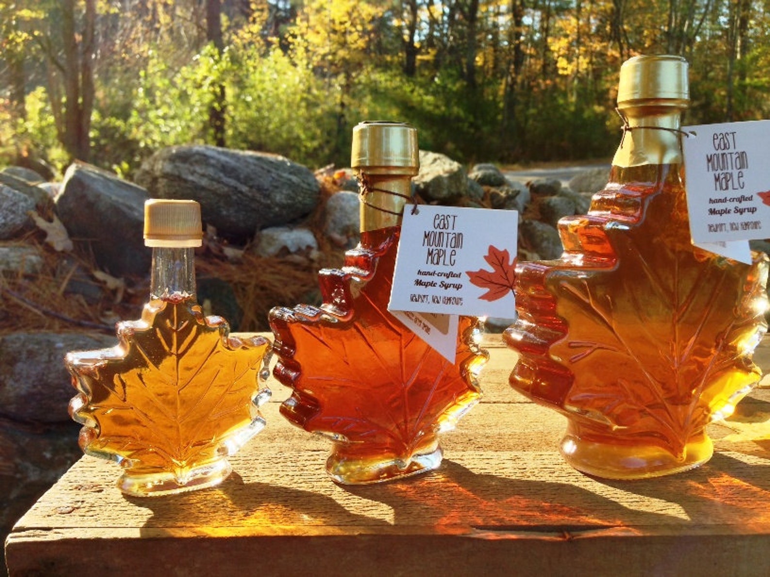 Pure New Hampshire Maple Syrup100ml Glass Maple Leaf Bottle Etsy