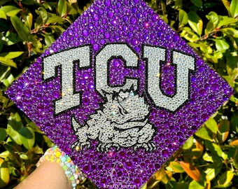 Custom Rhinestone Grad Caps - Etsy