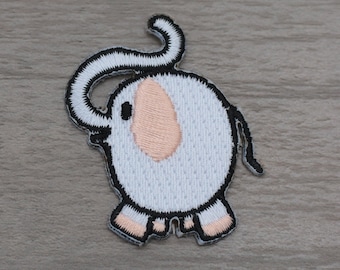 Elephant Applique IRON ON PATCH ~ Perfect for making replica Elephant Rompers for your Cabbage Patch Kids doll clothes!