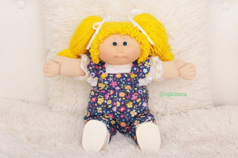 52. Ruffled Overalls DIGITAL PDF PATTERN for 16 Cabbage Patch Dolls or similar image 8