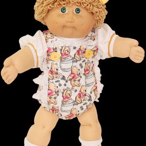 Spetsdräkt och blus till 40 cm Cabbage Patch Kids-dockor - Docka ingår EJ! Nalle Puh