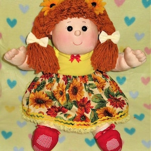 1984 Vintage 18 Soft Sculpture Cloth Doll PDF DOWNLOAD PATTERN Boy Girl Like Cabbage Patch Digital, Print, Sew Legal Size image 8