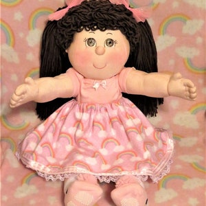 1984 Vintage 18 Soft Sculpture Cloth Doll PDF DOWNLOAD PATTERN Boy Girl Like Cabbage Patch Digital, Print, Sew Legal Size image 9