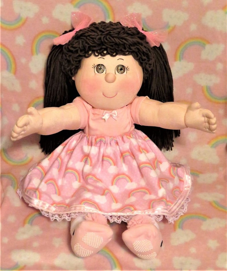 1984 Vintage 18 Soft Sculpture Cloth Doll PDF DOWNLOAD PATTERN Boy Girl Like Cabbage Patch Digital, Print, Sew Legal Size image 9